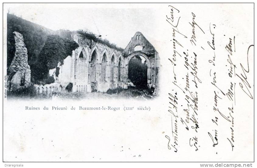 Ruines Du Prieuré De Beaumont-le-roger ( YT N° 116 ) - Serquigny