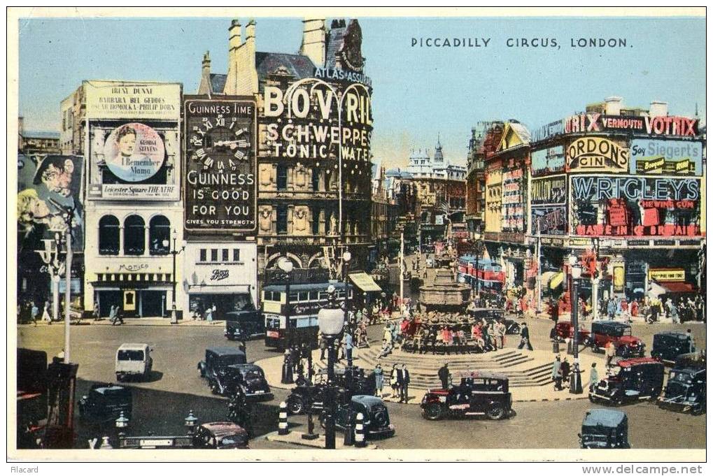10506   Regno  Unito   London   Piccadilly  Circus  VGSB 1953 - Piccadilly Circus