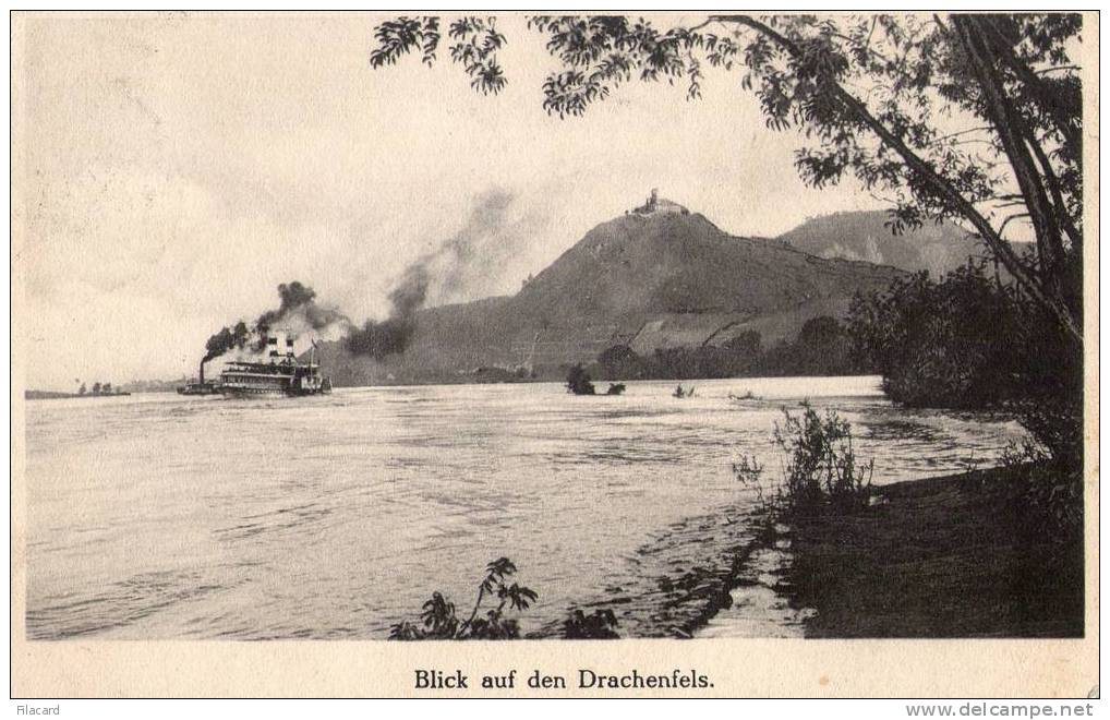 10510   Germania  Blick Auf Den  Drachenfels  VG  1912 - Drachenfels