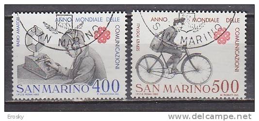 Y8893 - SAN MARINO Ss N°1121/22 - SAINT-MARIN Yv N°1076/77 - Used Stamps
