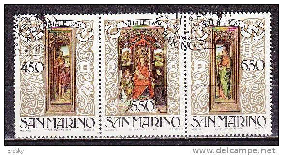 Y8926 - SAN MARINO Ss N°1192/94 - SAINT-MARIN Yv N°1145/47 - Oblitérés