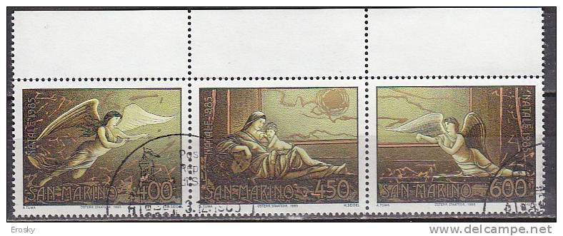 Y8920 - SAN MARINO Ss N°1173/75 - SAINT-MARIN Yv N°1126/28 - Used Stamps