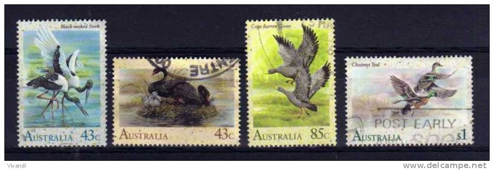 Australia - 1991 - Waterbirds - Used - Oblitérés