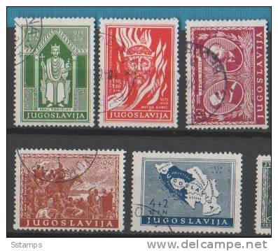 A-142  JUGOSLAVIA JUGOSLAWIEN STORIA CULTURA USED - Used Stamps