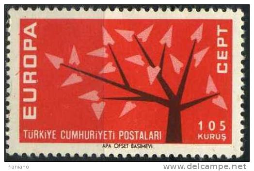 PIA - TURCHIA  - 1962 : Europa  -  (Yv  1627-29) - Unused Stamps