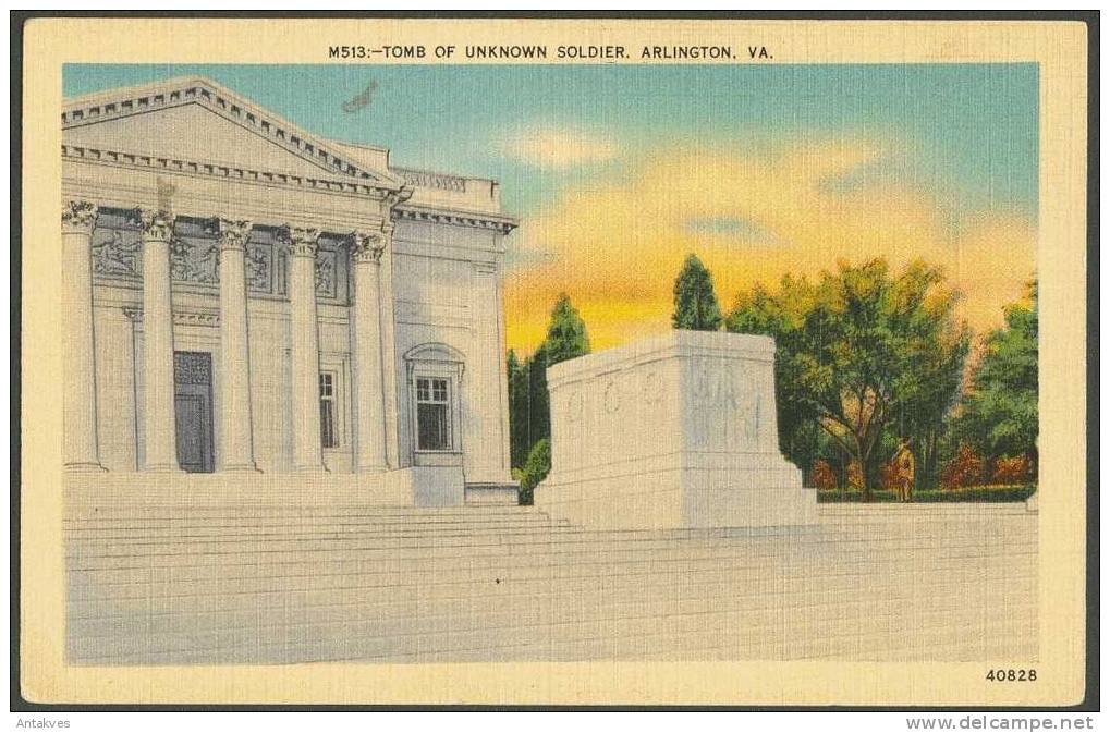 USA PC Tomb Of Unknown Soldier, Arlington, Virginia - Arlington