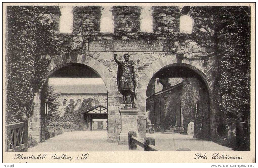 10537    Germania   Saalburg I. Ts.  Romerkastell  Porta  Dekumana  NV  (scritta) - Saalburg