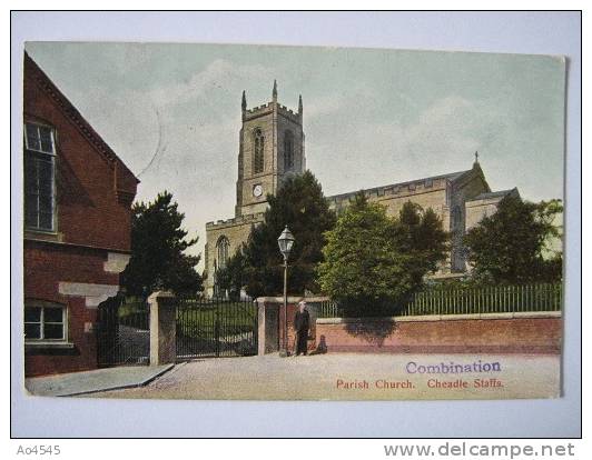 DC31 Parish Church - Cheadle Staffs -1906 - Autres & Non Classés