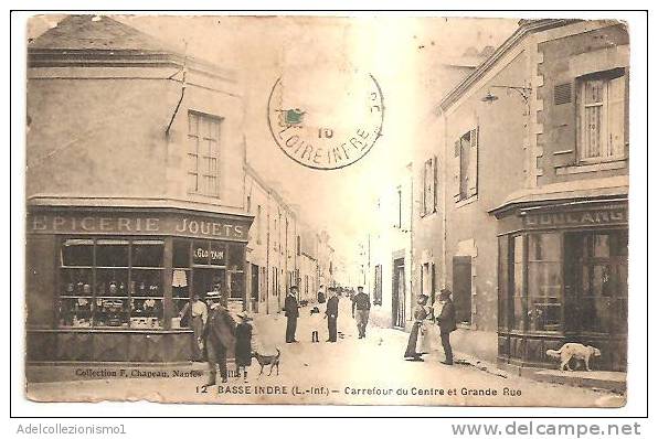 47729)cartolina Illustratoria Basse Indre - Grande Rue E Panorama - Lorraine