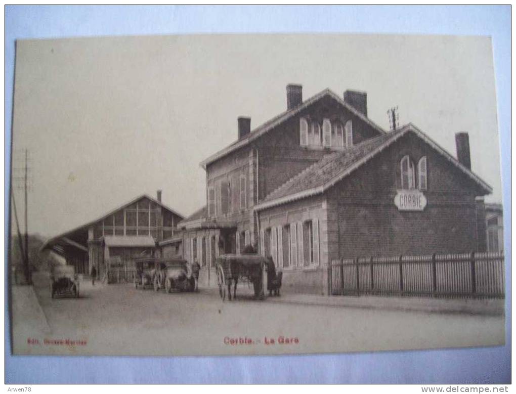 Corbie La Gare Recto Verso - Corbie