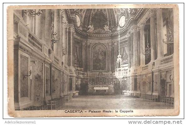 47747)cartolina Illustratoria Caserta - Cappella Palazzo Reale - Caserta