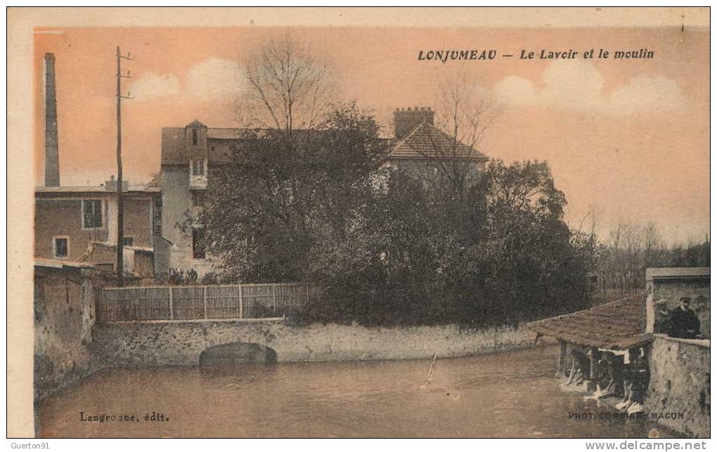 CPA (91)  LONGJUMEAU  / Le Lavoir Et Le Moulin - - Longjumeau