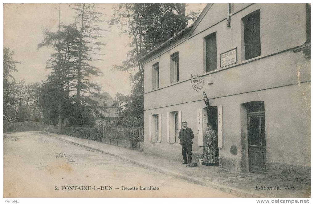 FONTAINE-LE-DUN  Recette Buraliste - Fontaine Le Dun