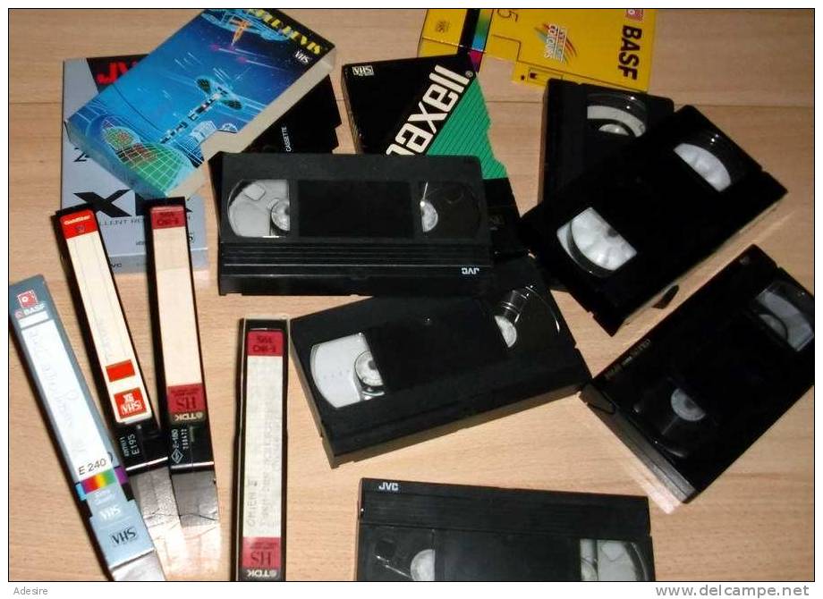 10 VHS-Casetten Mit Filme - Verzamelingen, Voorwerpen En Reeksen