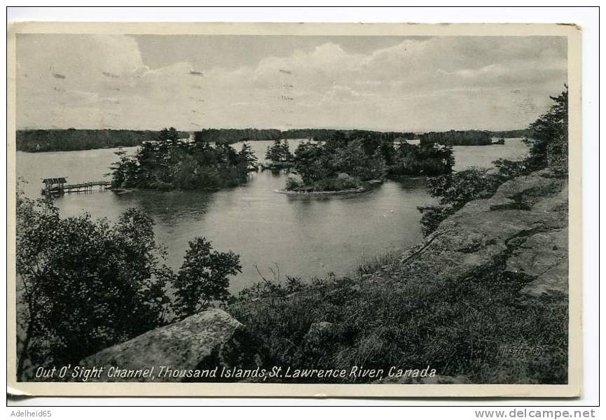 Out O' Sight Channel Thousand Islands St. Lawrence River 1934 - Thousand Islands