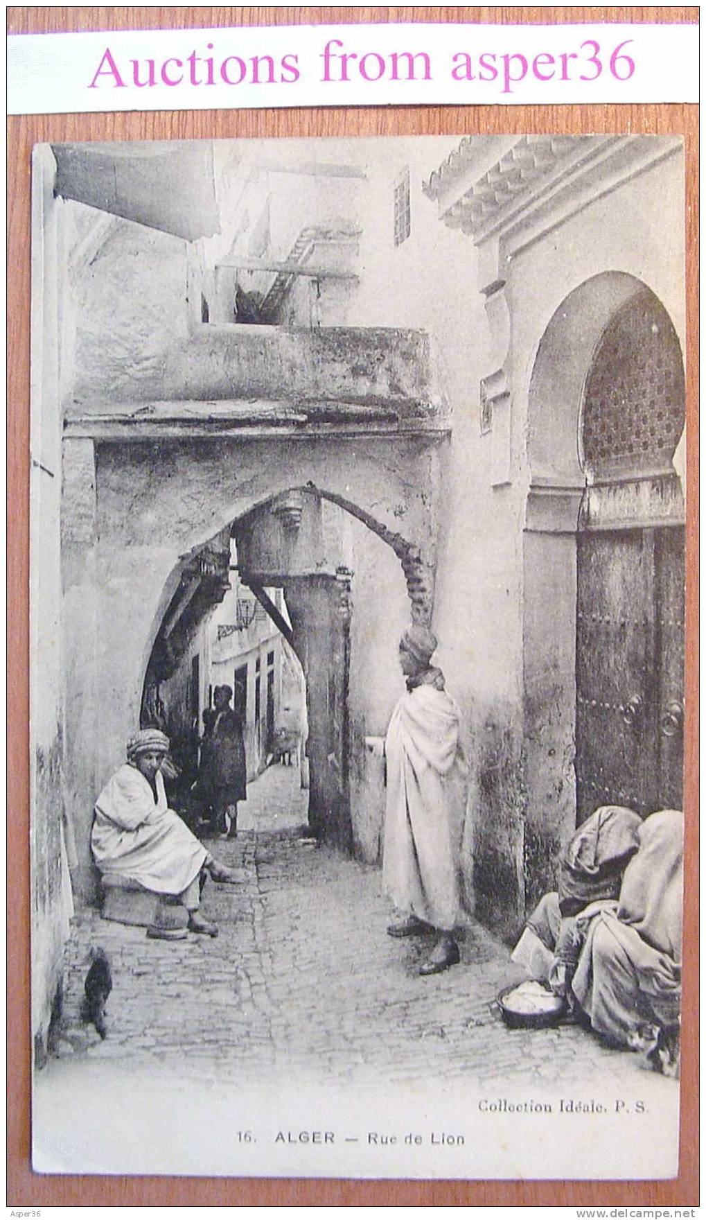 Alger, Rue De Lion 1912 - Scènes & Types