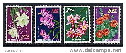 Taiwan 1964 Flowers Of Cactus Stamps Flower Flora Plant - Neufs