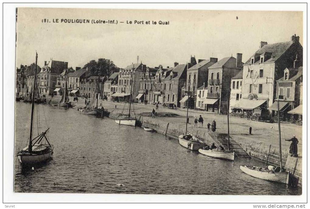 LE POULIGUEN  - Le Port Et Le Quai - Le Pouliguen