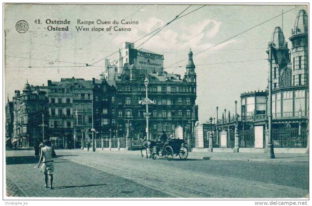 Oude Postkaart Oostende, Ostende Rampe Ouest Du Casino (pk1662) - Oostende