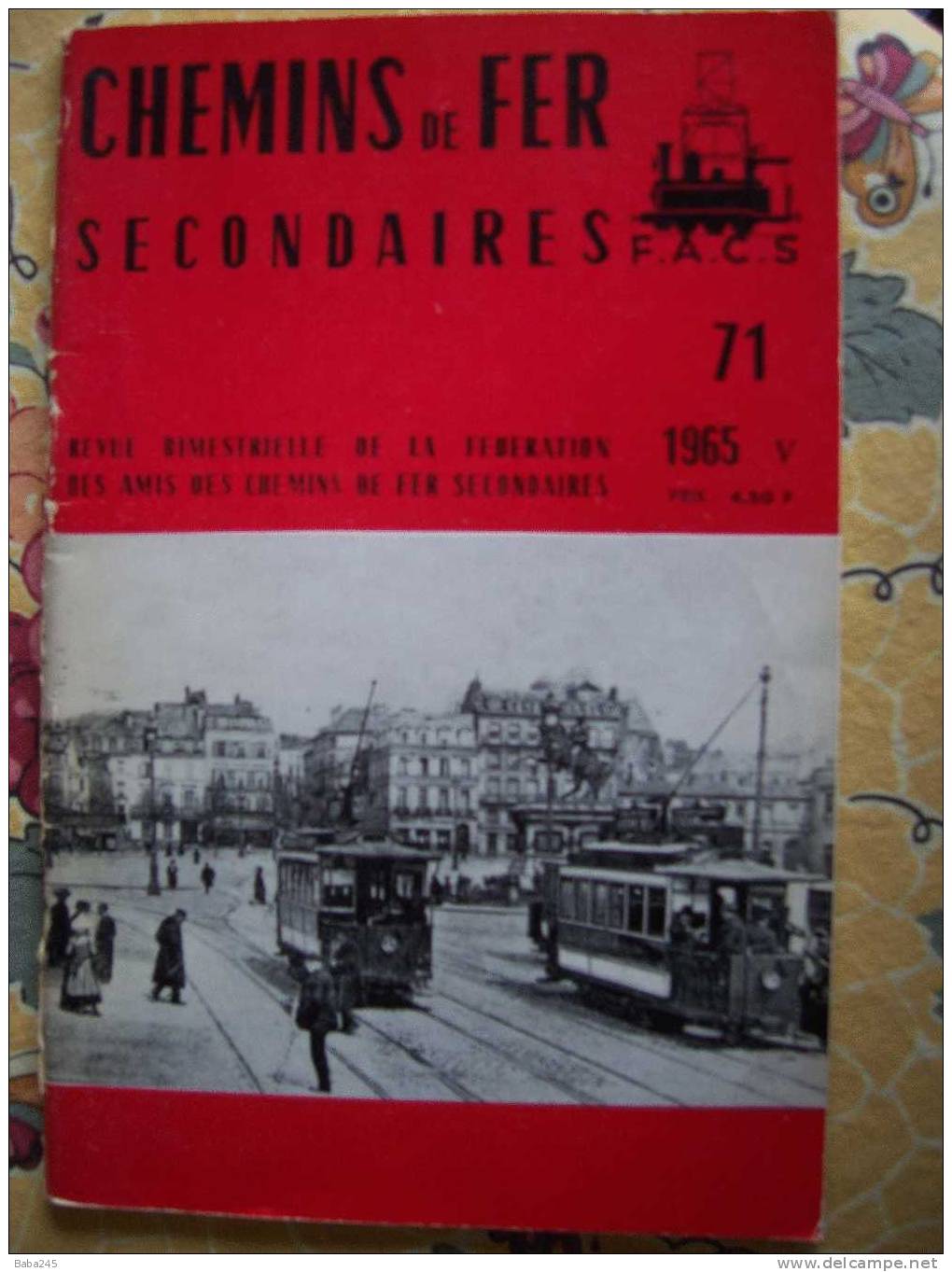 CHEMINS DE FER SECONDAIRES 1965 TRAMWAY ROUEN - Trenes