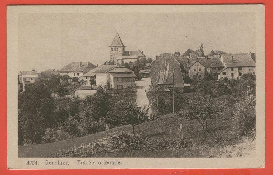 A383,Genolier, Genollier, Entrée Orientale, 4224,Nyon,  Non Circulée - Genolier