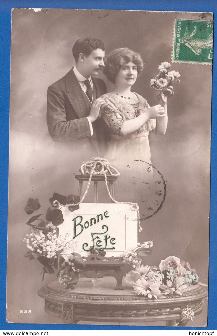 Liebespaar; Couple; Bone Fete; 1912 - Coppie