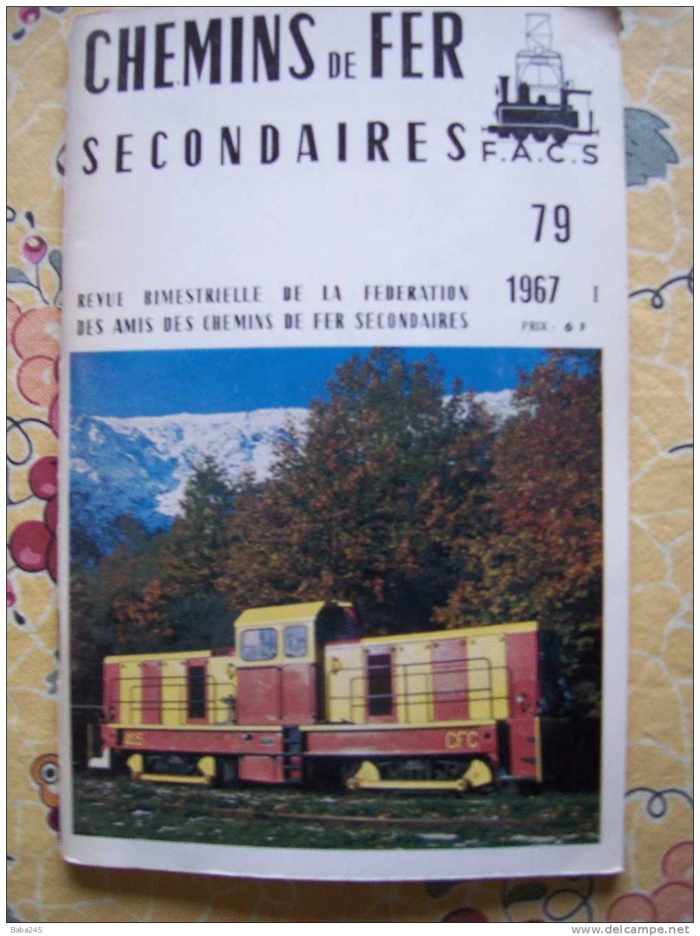 CHEMINS DE FER SECONDAIRES 1967 CF TERRITOIRE BELFORT - Trenes