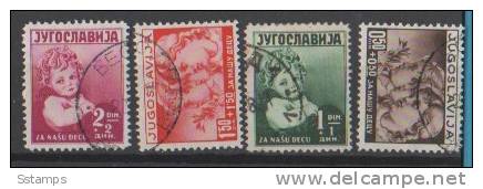 A-143  JUGOSLAVIA JUGOSLAWIEN CHILDREN USED - Used Stamps