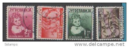 A-143  JUGOSLAVIA JUGOSLAWIEN CHILDREN USED - Used Stamps