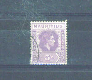 MAURITIUS - 1938 5c FU - Maurice (...-1967)