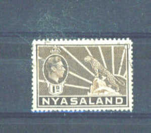 NYASALAND - 1938 1d FU - Nyassaland (1907-1953)