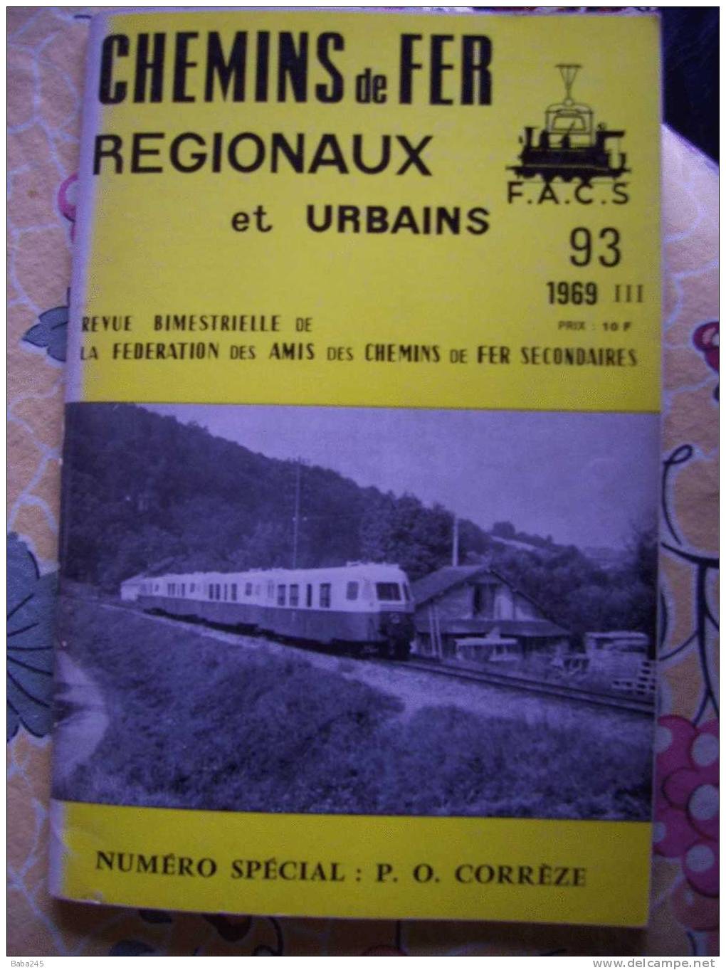 CHEMINS DE FER SECONDAIRES 1969 CF LIMOUSIN 3° PARTIE - Trenes