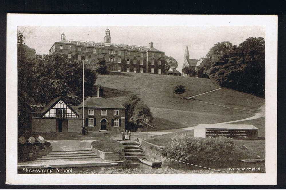 RB 639 - Early Wilding Postcard Shrewsbury School Shropshire - Shropshire