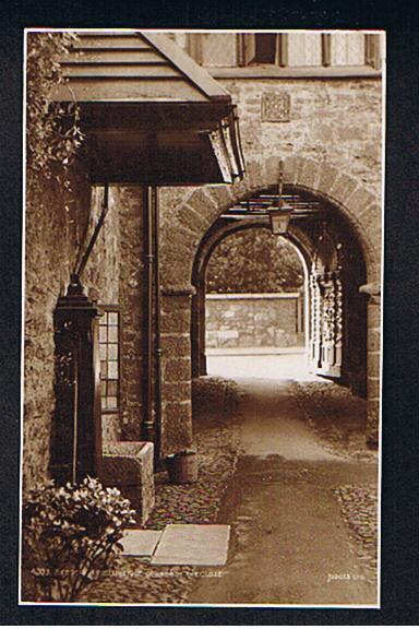 RB 601 - Judges Real Photo Postcard Water Pump - Picturesque Corner Of The Close Exeter Devon - Exeter