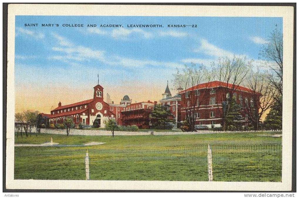 USA PC Saint Mary´s College & Academy, Leavenworth, Kansas - Autres & Non Classés