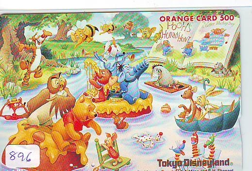 DISNEY Carte Prépayée Japon (896) DISNEY JAPAN * PREPAID CARD *  CINEMA * FILM * WINNIE THE POOH *  OWL * HIBOU - Disney