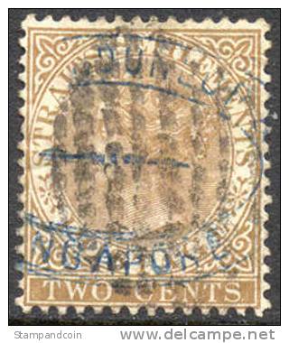 Straights Settlements #40 Used 2c Victoria From 1882 - Straits Settlements