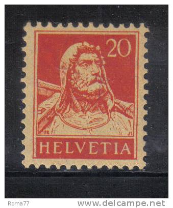 H202 - SVIZZERA 1924 ,  Tell  N. 202  * - Unused Stamps