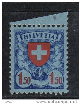 H210 - SVIZZERA 1924 ,  Croce  N. 210  * - Ungebraucht