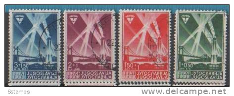 A-144  JUGOSLAVIA JUGOSLAWIEN   AEREI PONTE   USED - Used Stamps
