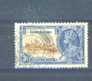 SIERRA LEONE - 1935 Silver Jubilee 3d FU - Sierra Leona (...-1960)