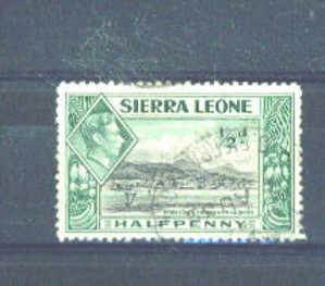 SIERRA LEONE - 1938 George VI Definitive 1/2d FU - Sierra Leone (...-1960)