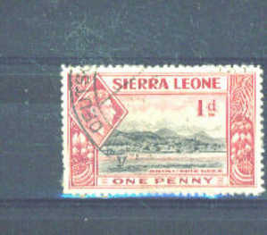 SIERRA LEONE - 1938 George VI Definitive 1d FU - Sierra Leone (...-1960)