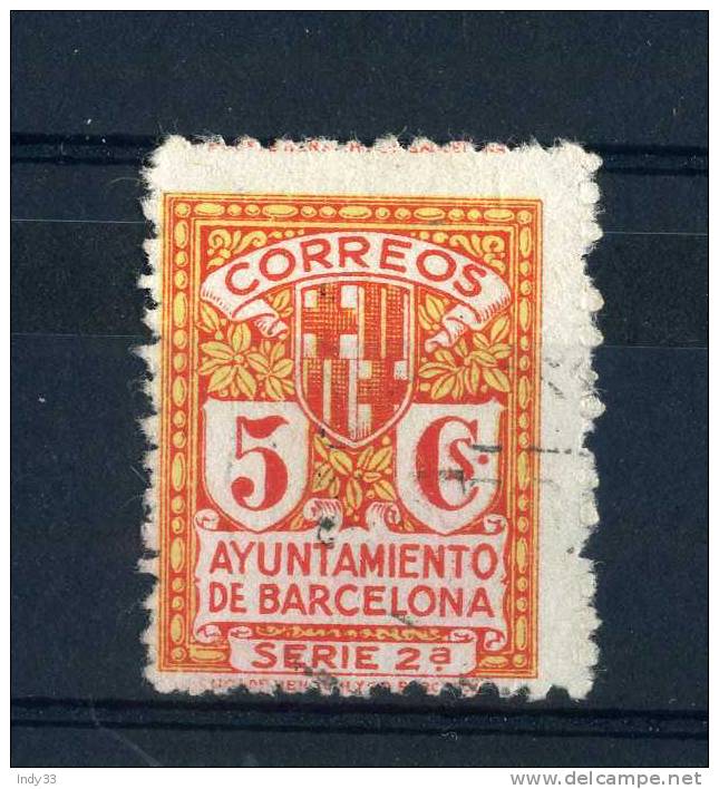 - ESPAGNE . BARCELONE 1932 .  OBLITERE - Barcelona