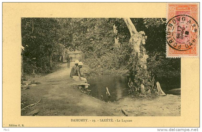 CPA: Dahomey - Sakété - La Lagune  (Editeur ER N°29) - Dahomey