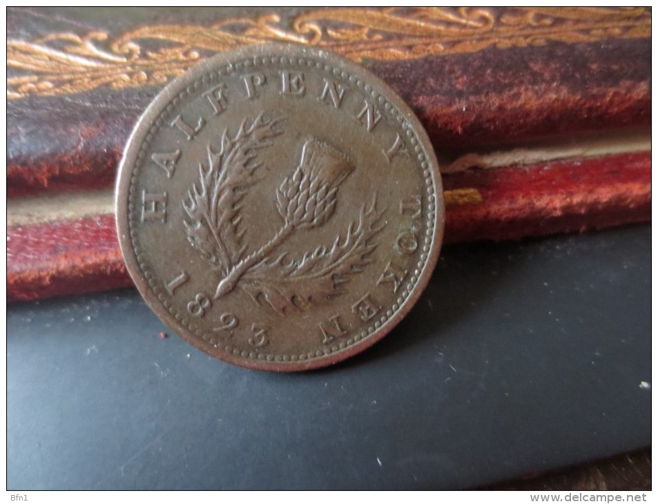 Half Penny Token 1823 - Province Nova Scotland - ETAT VOIR SCAN- PAS DE TRACES DE CHOCS - Autres – Amérique
