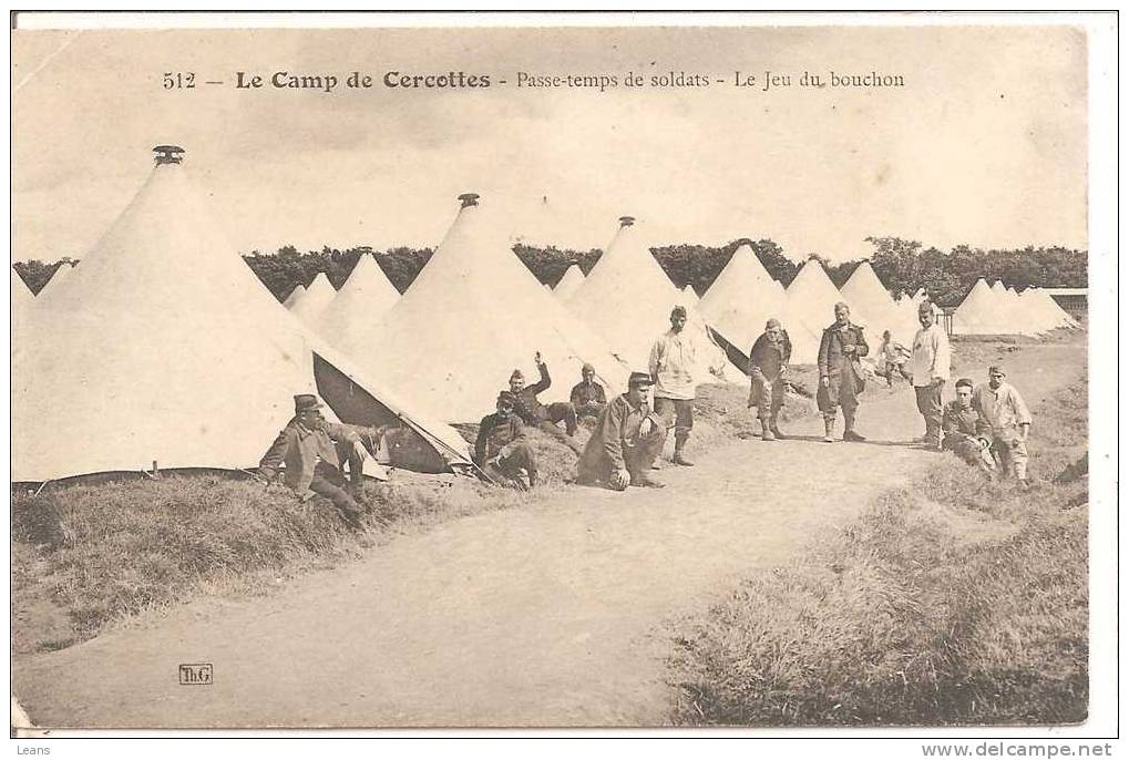 CAMP DES CERCOTTES  LE JEU DU BOUCHON - Juegos