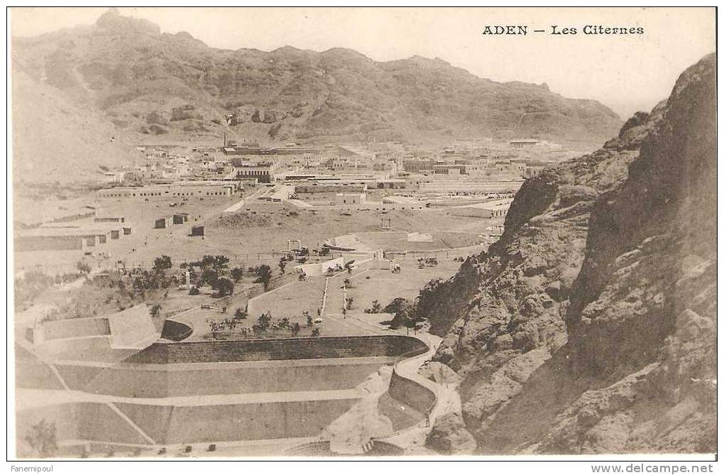 ADEN.   Les Citernes - Jemen