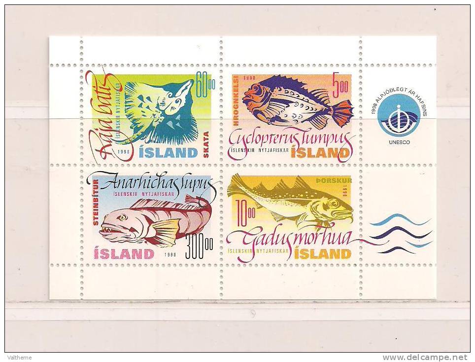 ISLANDE  ( EUIS - 1 )   1998     N° YVERT ET TELLIER   N° 21   N** - Blokken & Velletjes