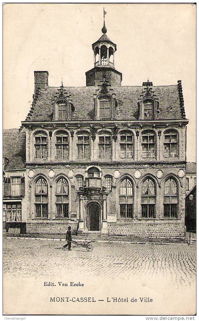 TOP!! MONT-CASSEL * L'HOTEL DE VILLE * 1932 *!! - Cassel